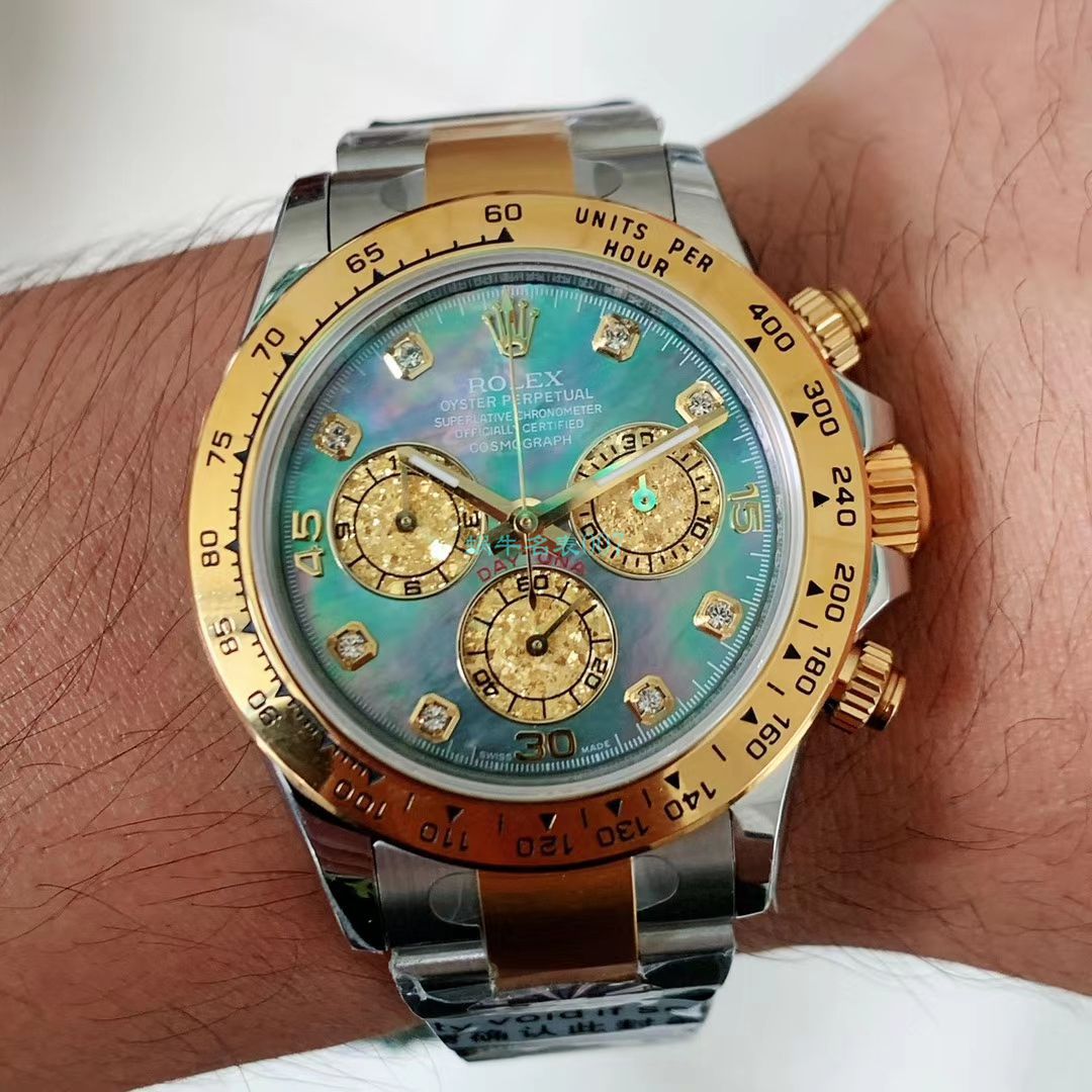 BL Factory 珍珠母贝面 Rolex 精仿手表 Ditongna 系列m116503-0009,m116509-0064 wrist watch  / R617
