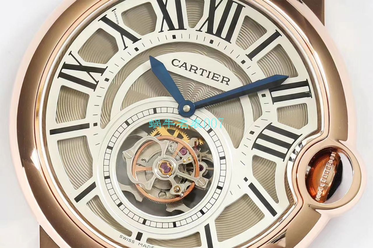 BBR Factory  Cartier  高仿手表蓝气球 Tourbillon 系列W6920001 wrist watch  / K290