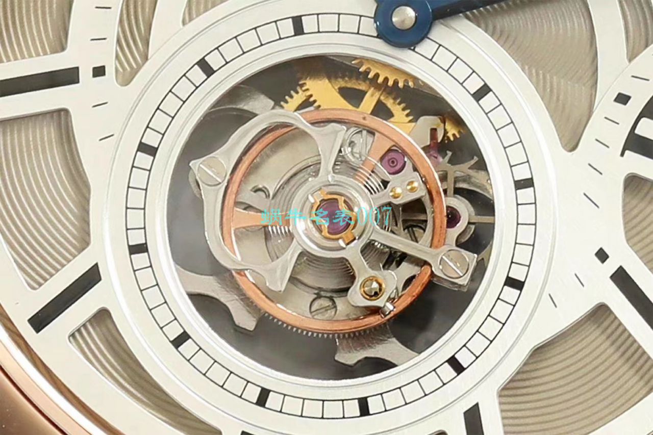 BBR Factory  Cartier  高仿手表蓝气球 Tourbillon 系列W6920001 wrist watch  / K290