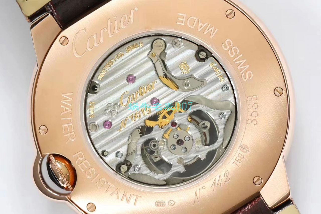 BBR Factory  Cartier  高仿手表蓝气球 Tourbillon 系列W6920001 wrist watch  / K290