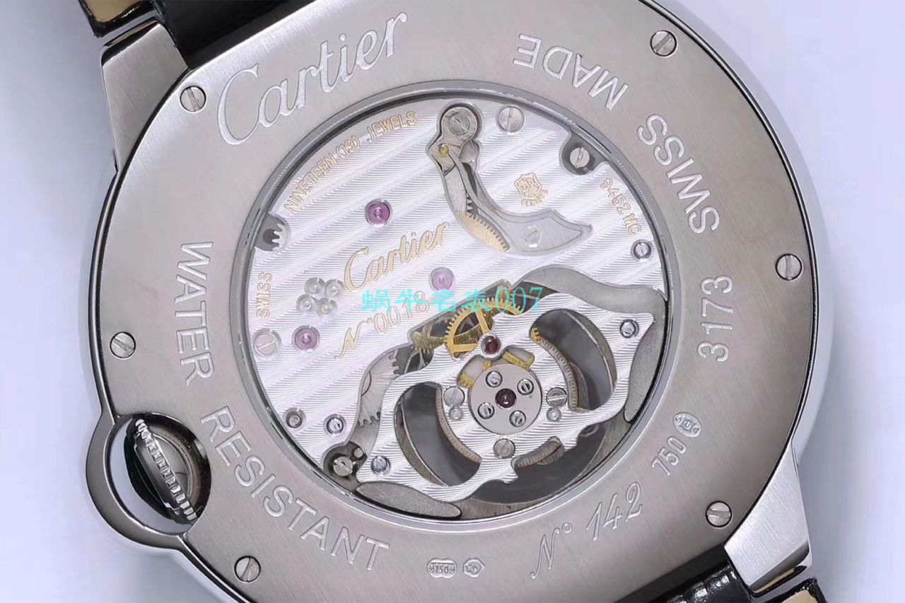 BBR Factory  Cartier  高精仿手表蓝气球 Tourbillon 系列W6920021 wrist watch  / K289