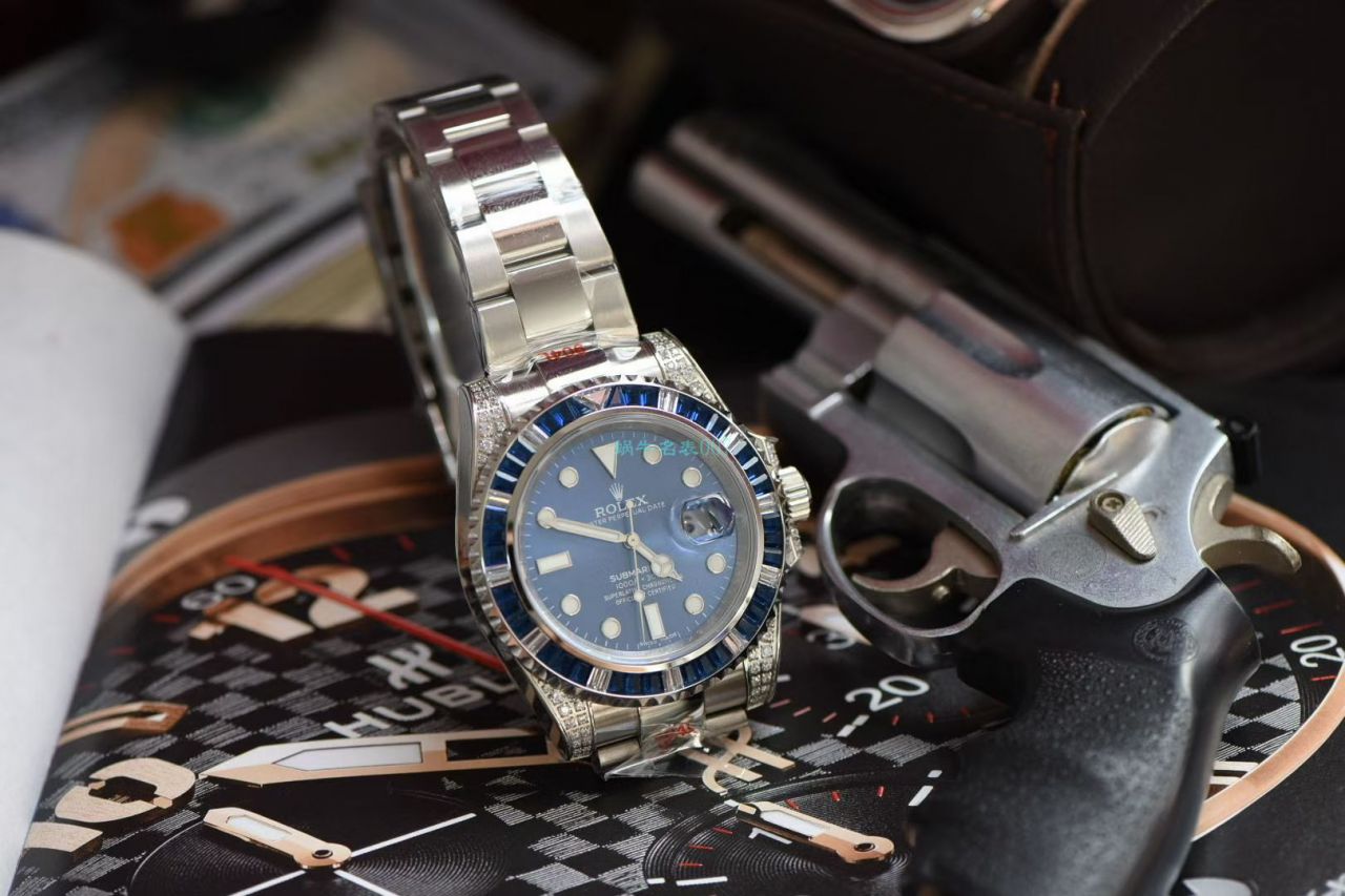 GM Factory 超A高仿手表 Rolex 罗志祥同款后钻蓝钻鬼 / R618