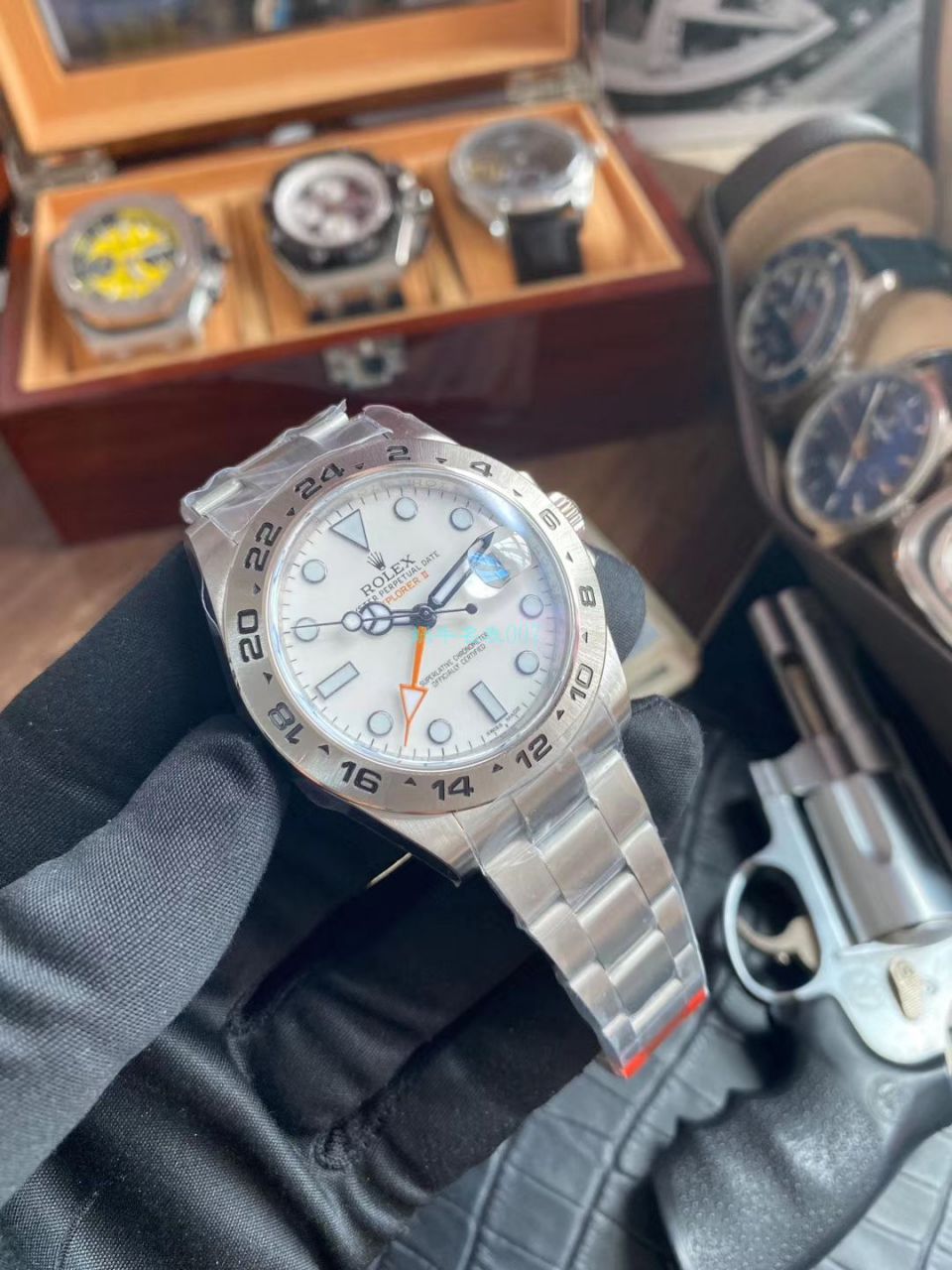  Rolex 探险家型系列m216570-0001 白盘 wrist watch 一比一超A高仿【N Factory 探险家二代超级3187自动机械 Movement 】 / R316