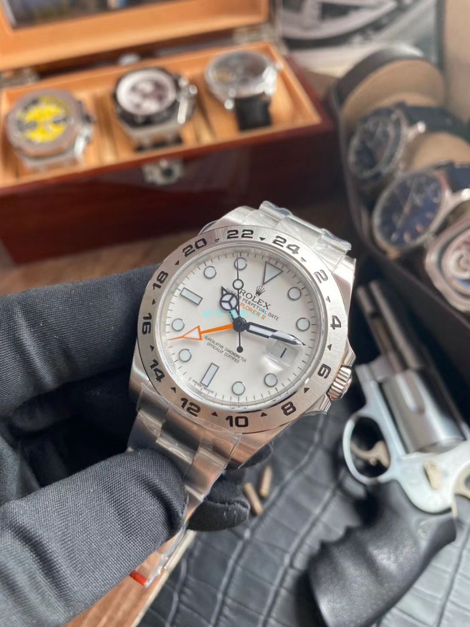  Rolex 探险家型系列m216570-0001 白盘 wrist watch 一比一超A高仿【N Factory 探险家二代超级3187自动机械 Movement 】 / R316