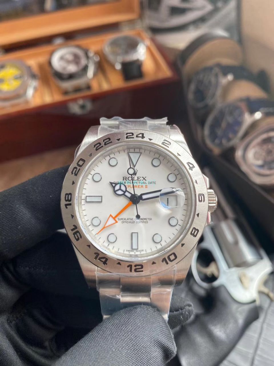  Rolex 探险家型系列m216570-0001 白盘 wrist watch 一比一超A高仿【N Factory 探险家二代超级3187自动机械 Movement 】 / R316