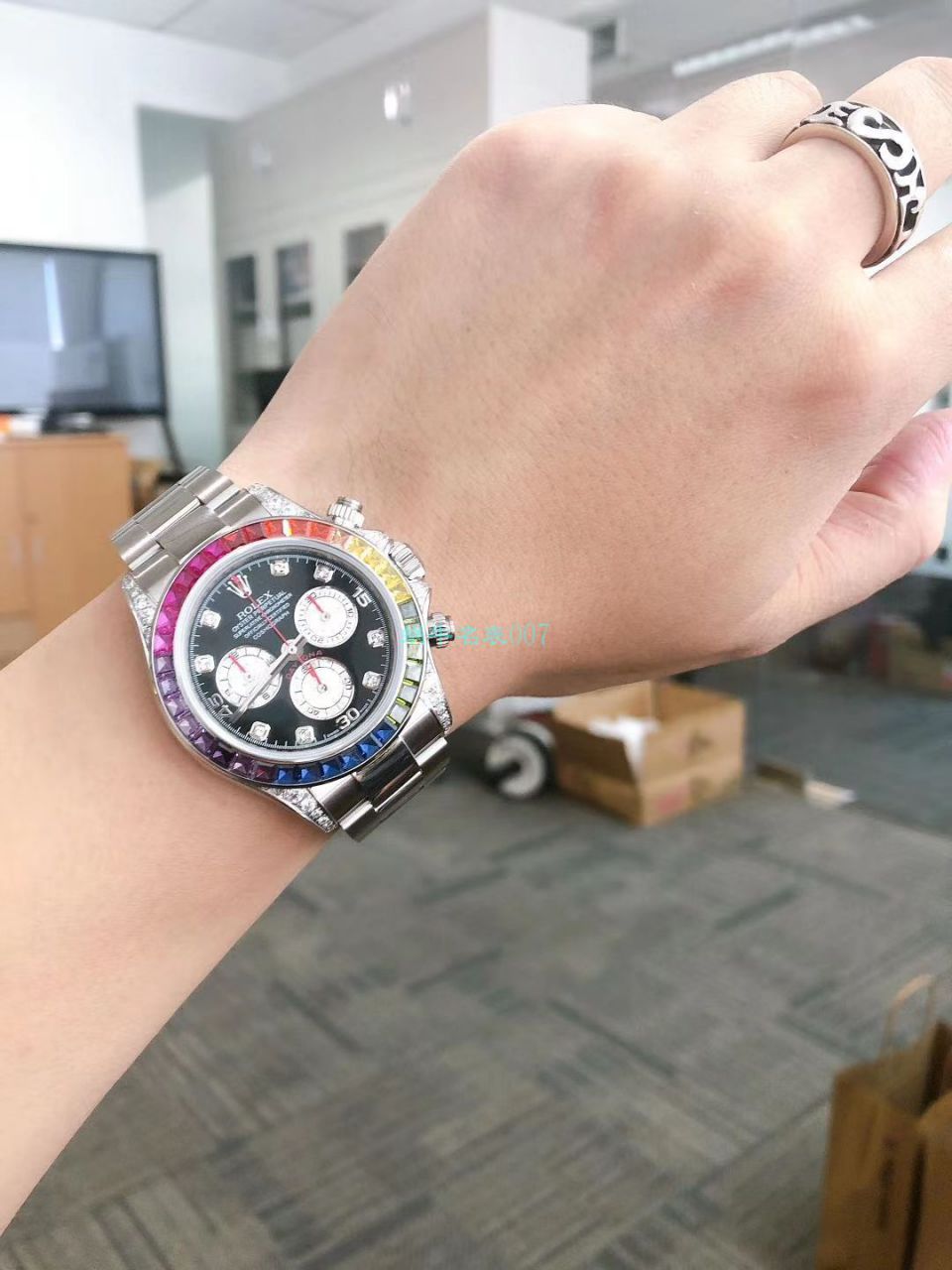 BL Factory  top 复刻高仿 Rolex  Ditongna 彩虹迪116599 RBOW,116595 RBOW,116598 RBOW wrist watch  / R357
