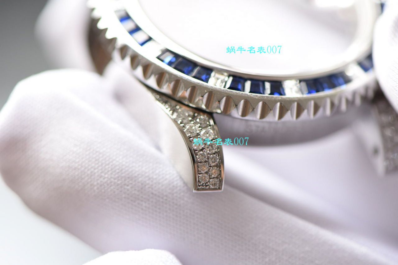独家【 copy customized 真钻蓝水鬼罗志祥同款】 Rolex  top 复刻高仿 Submariner 型116619LB-97209手表 / R620