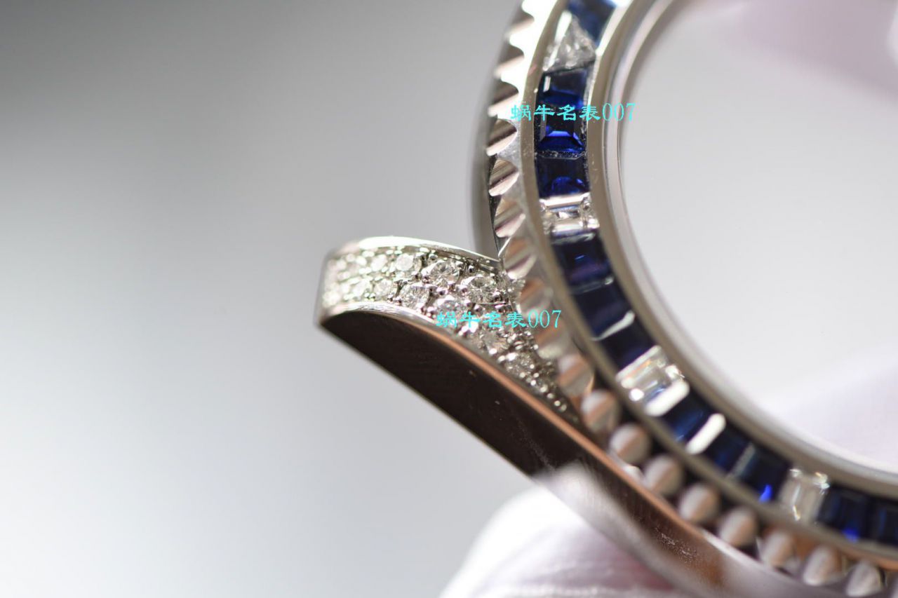 独家【 copy customized 真钻蓝水鬼罗志祥同款】 Rolex  top 复刻高仿 Submariner 型116619LB-97209手表 / R620