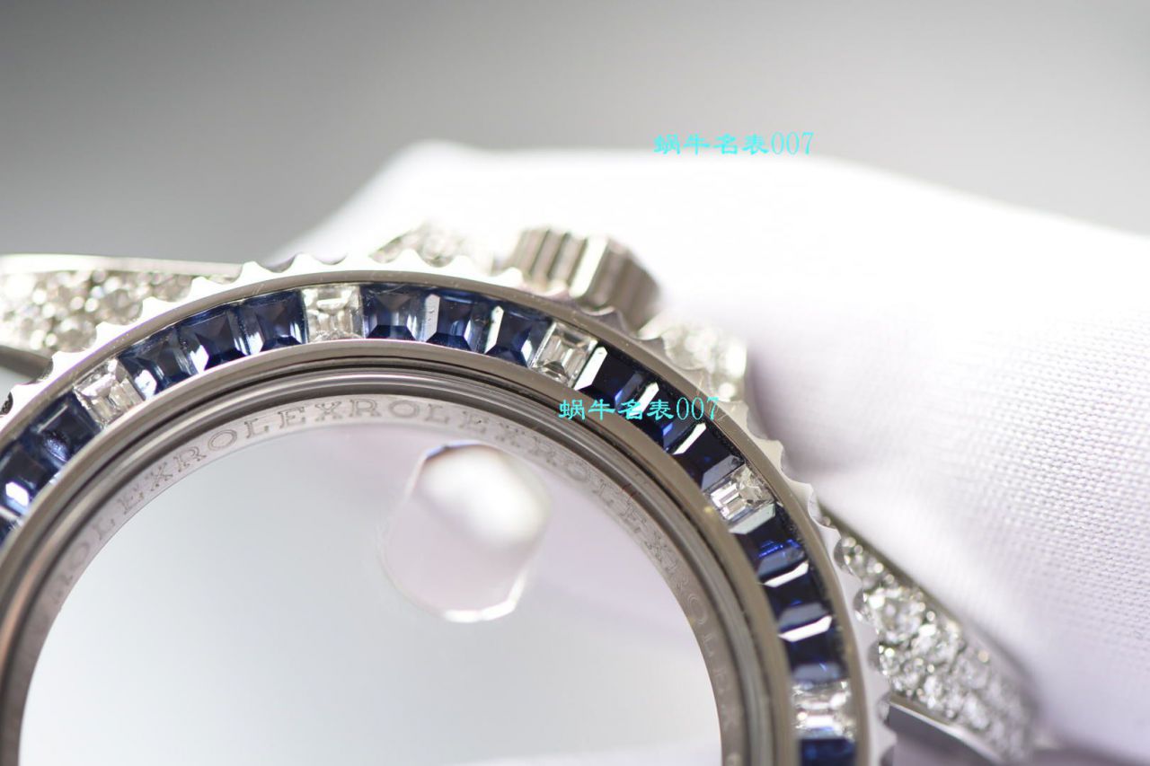 独家【 copy customized 真钻蓝水鬼罗志祥同款】 Rolex  top 复刻高仿 Submariner 型116619LB-97209手表 / R620