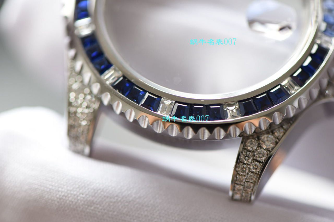 独家【 copy customized 真钻蓝水鬼罗志祥同款】 Rolex  top 复刻高仿 Submariner 型116619LB-97209手表 / R620