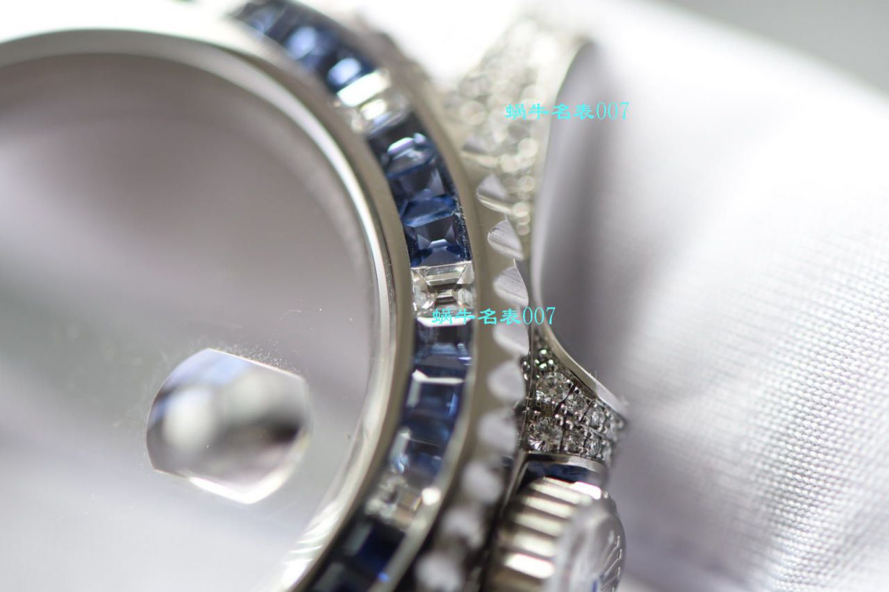 独家【 copy customized 真钻蓝水鬼罗志祥同款】 Rolex  top 复刻高仿 Submariner 型116619LB-97209手表 / R620