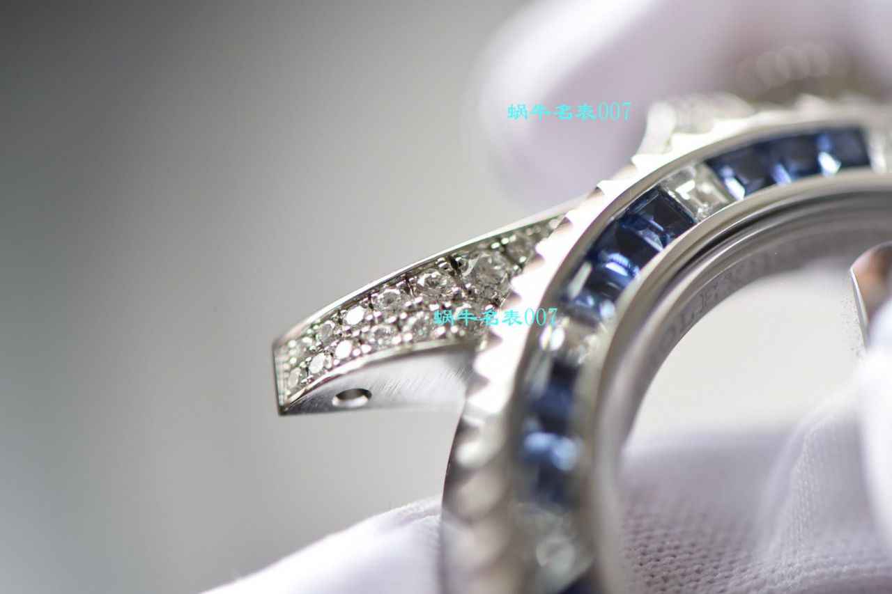 独家【 copy customized 真钻蓝水鬼罗志祥同款】 Rolex  top 复刻高仿 Submariner 型116619LB-97209手表 / R620