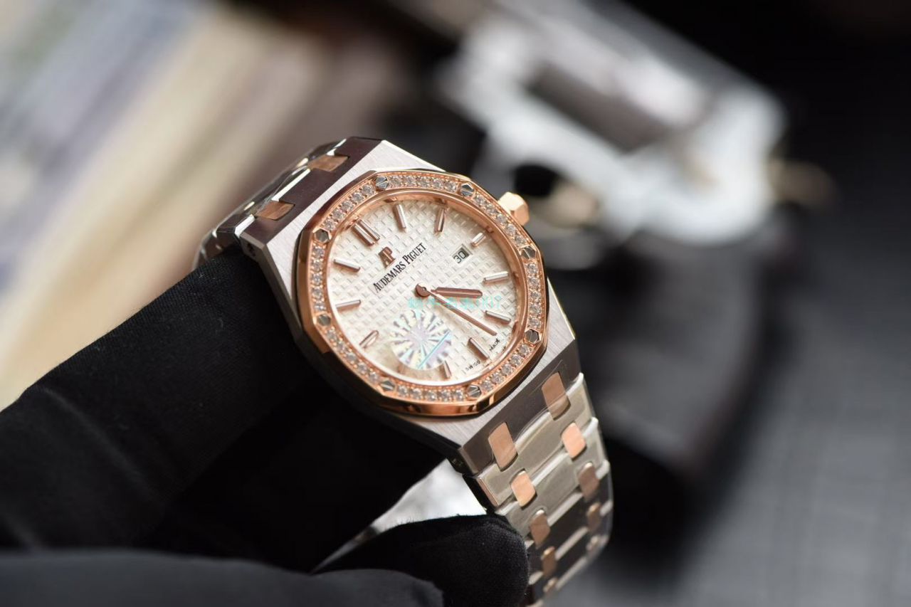 【JF一比一超A高仿手表】Audemars Piguet 皇家橡树系列67651SR.ZZ.1261SR.01女士石英 wrist watch  / AP118