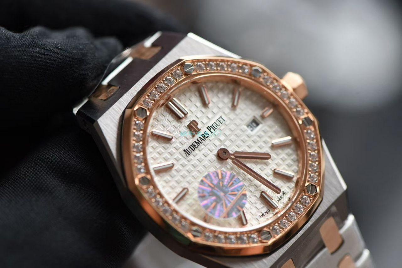 【JF一比一超A高仿手表】Audemars Piguet 皇家橡树系列67651SR.ZZ.1261SR.01女士石英 wrist watch  / AP118