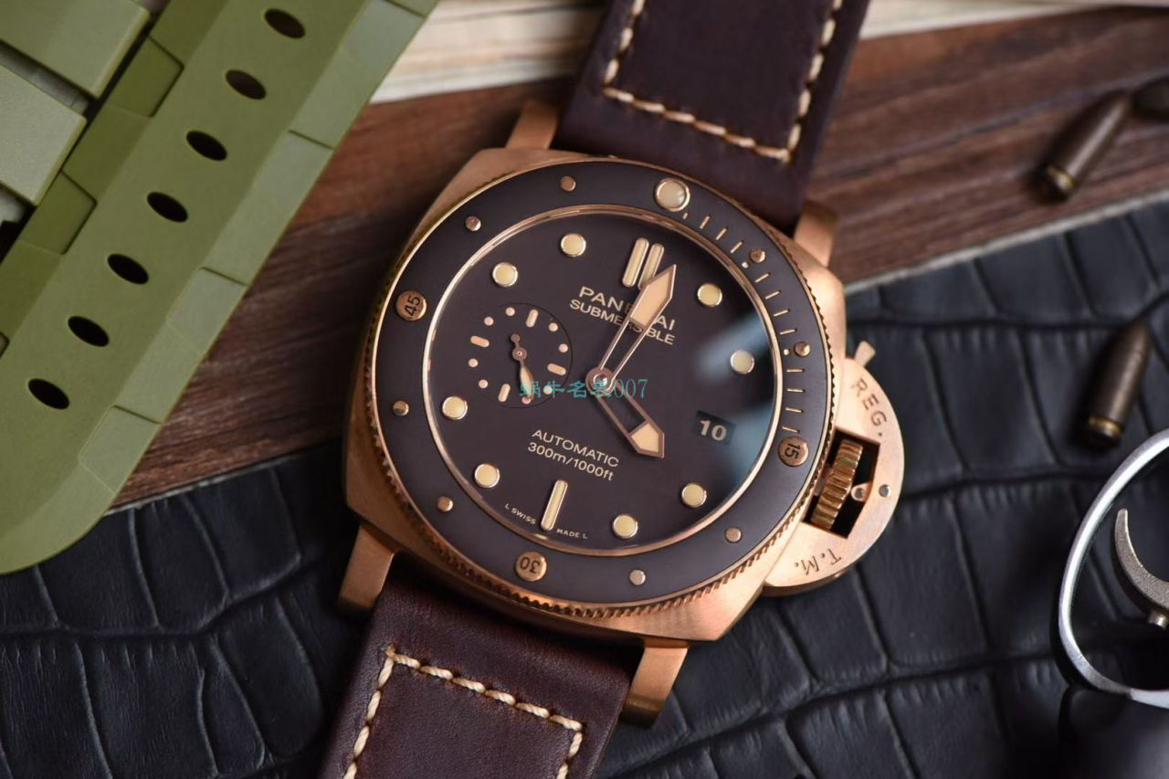 【 Video analysis 】VS Factory Panerai 青铜超A高仿手表潜行系列PAM00968 wrist watch  / PAM968VSB