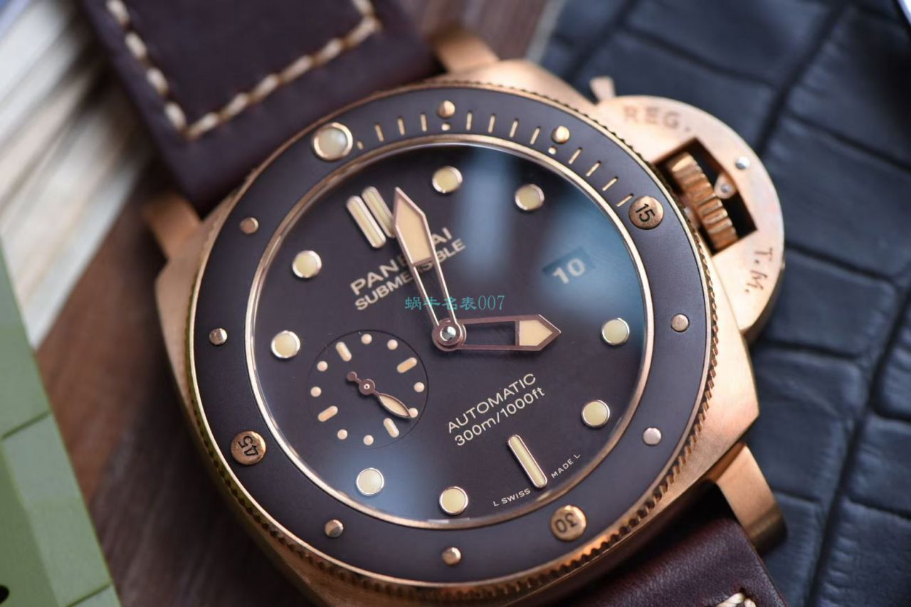 【 Video analysis 】VS Factory Panerai 青铜超A高仿手表潜行系列PAM00968 wrist watch  / PAM968VSB