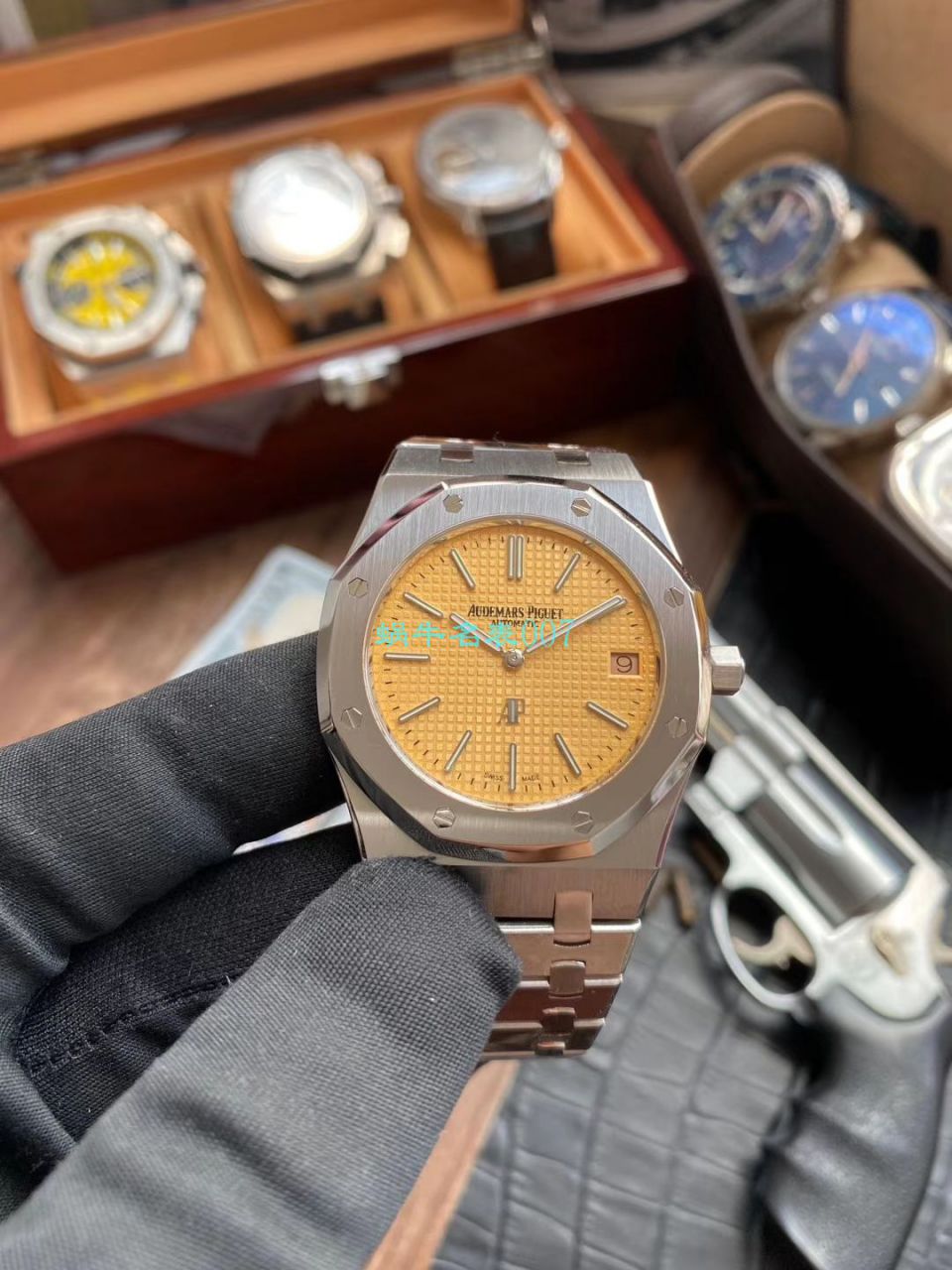 XF Factory  top 复刻AP手表Audemars Piguet 皇家橡树高仿15202BC.OO.1240BC.01 wrist watch  / AP205