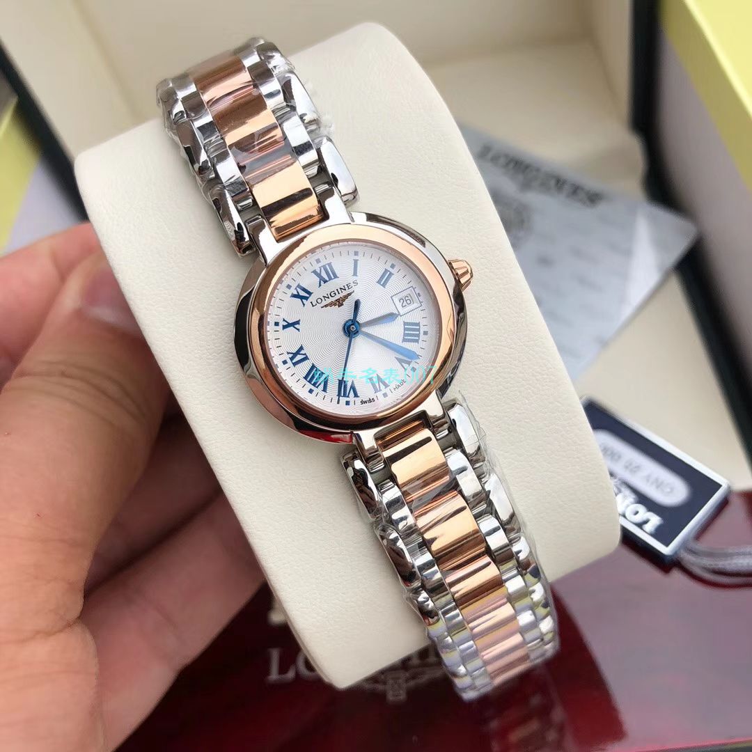 【渠道原单女表】 Longines 优雅 PRIMALUNA心月系列L8.110.4.71.6 wrist watch  / L122