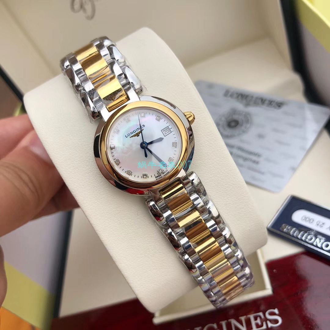 【渠道原单女表】 Longines 优雅 PRIMALUNA心月系列L8.110.4.71.6 wrist watch  / L122
