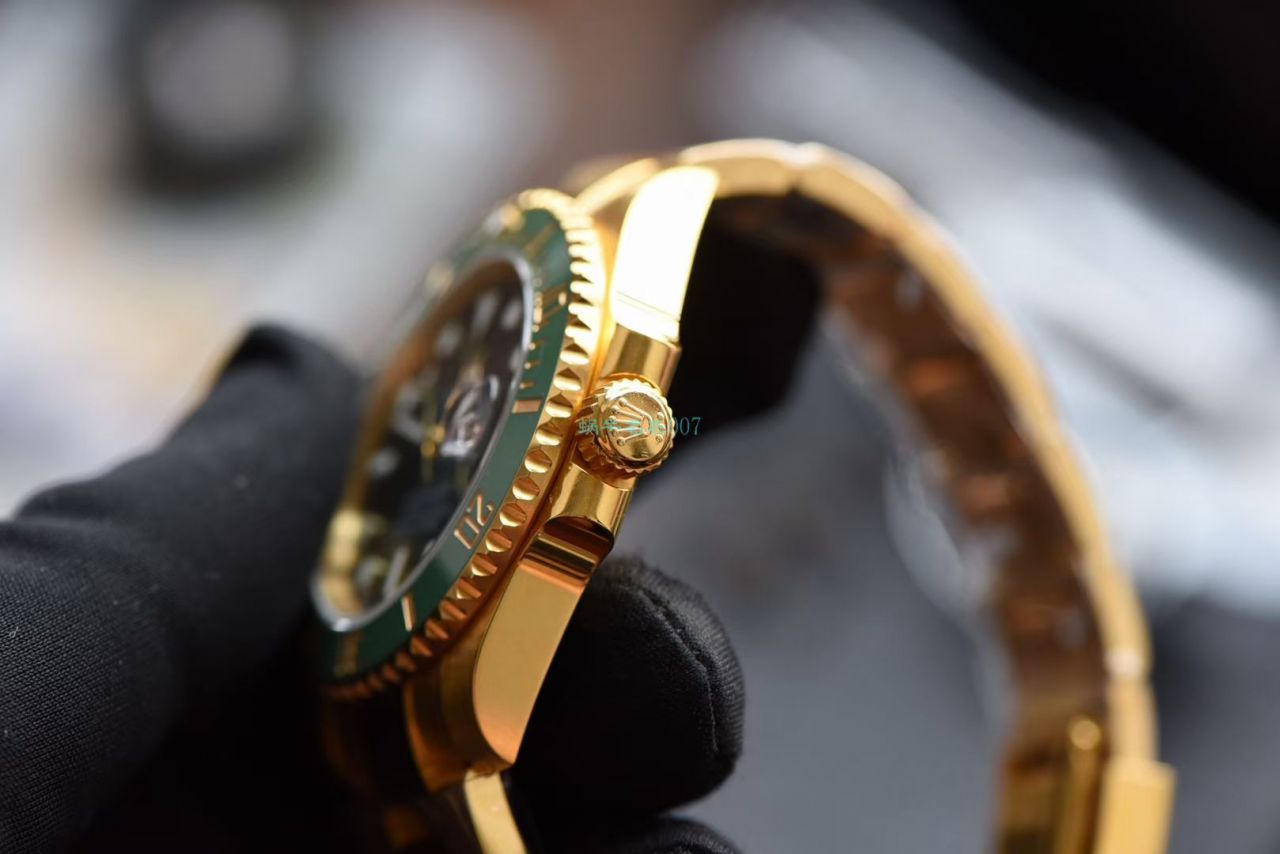 高端 copy customized N Factory V10版本 Rolex  Submariner 全包金18K通体包金 / R622