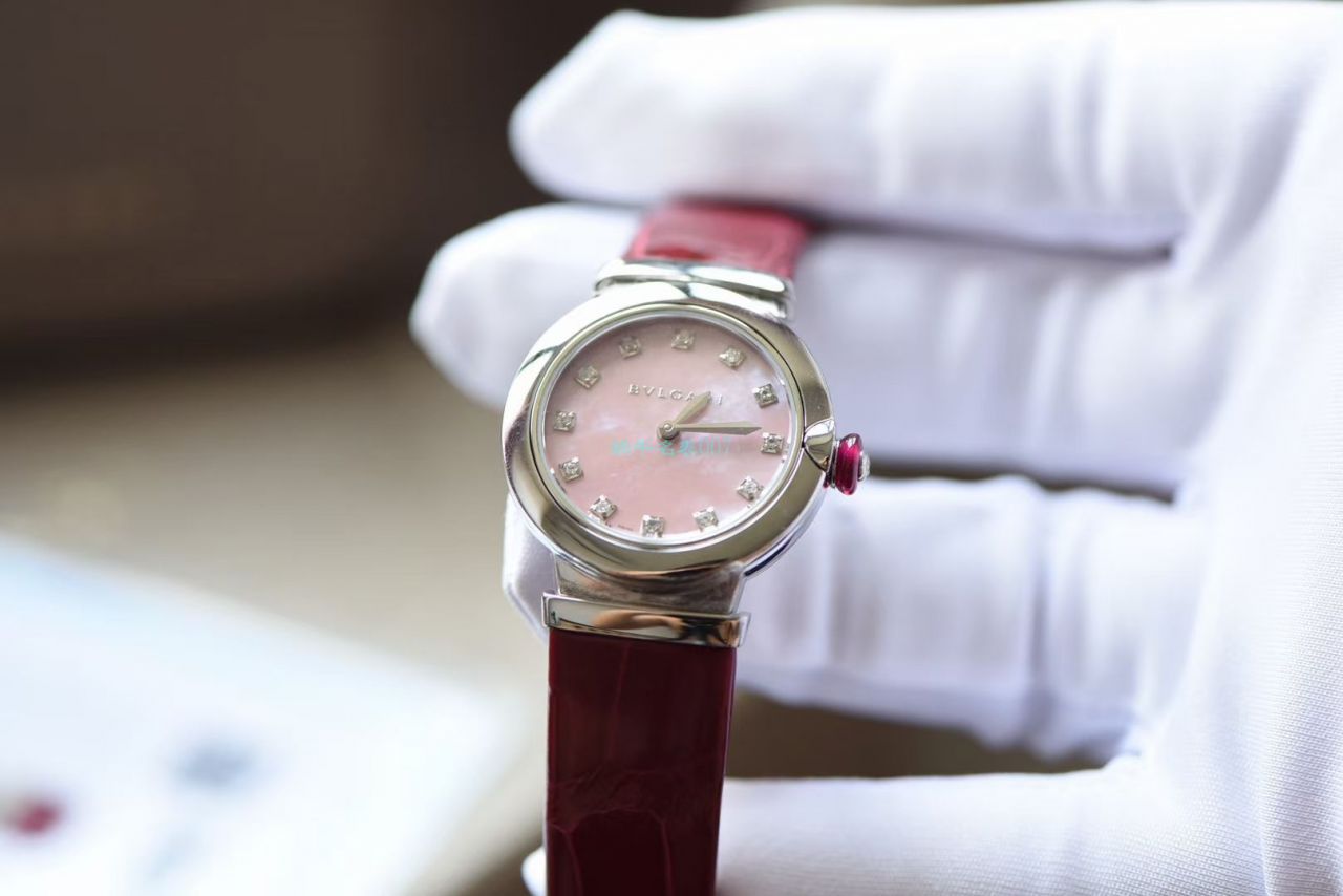 渠道原单真钻女表 BVLGARI LVCEA系列102608 LU28C2SL/12 wrist watch  / BG037