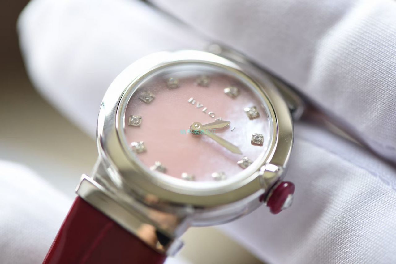 渠道原单真钻女表 BVLGARI LVCEA系列102608 LU28C2SL/12 wrist watch  / BG037