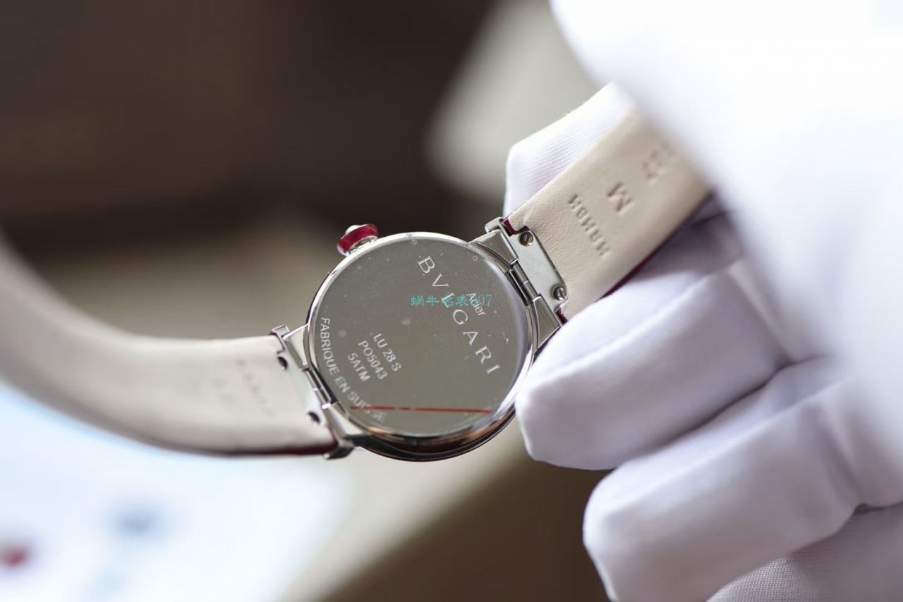 渠道原单真钻女表 BVLGARI LVCEA系列102608 LU28C2SL/12 wrist watch  / BG037