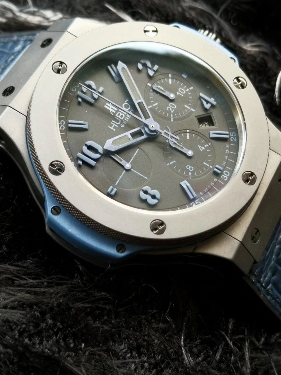 V6 Factory  top 复刻 hublot  big bang 全 Composite 301.CI.1190.GR.ABG11 wrist watch  / YB082