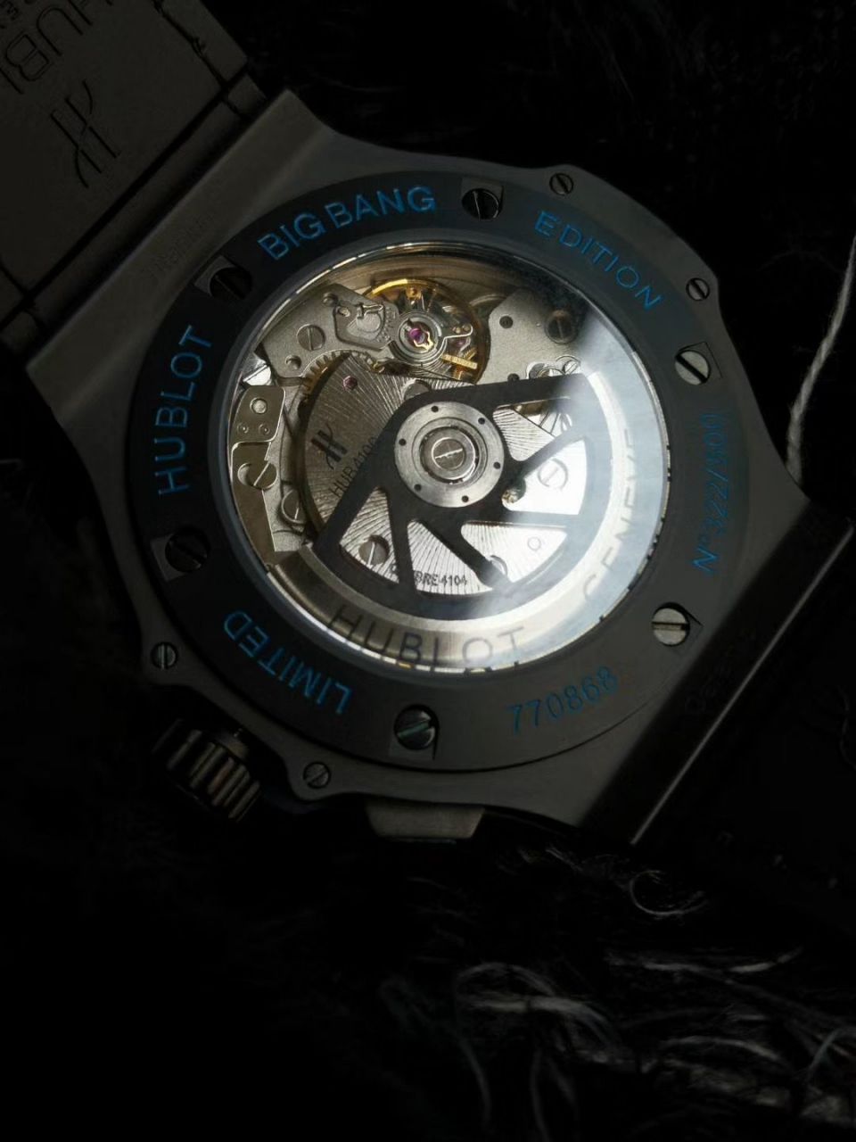 V6 Factory  top 复刻 hublot  big bang 全 Composite 301.CI.1190.GR.ABG11 wrist watch  / YB082