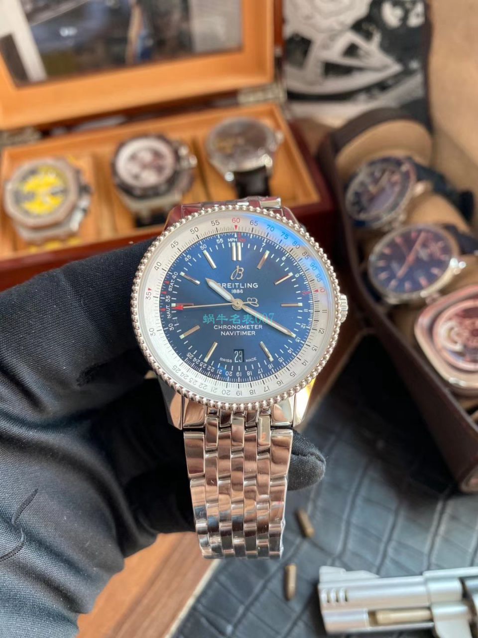 V7 Factory 官网 Breitling 航空计时1系列 top 复刻高仿A17326211C1A1 wrist watch  / BL182