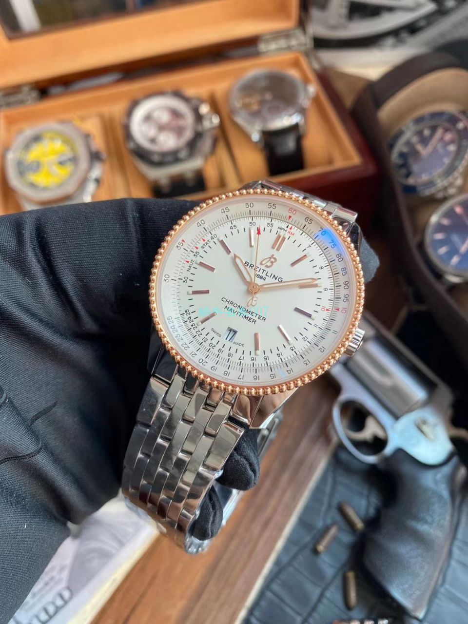 V7 Factory 超A高仿手表 Breitling 航空计时1系列U17326211G1A1 wrist watch  / BL183
