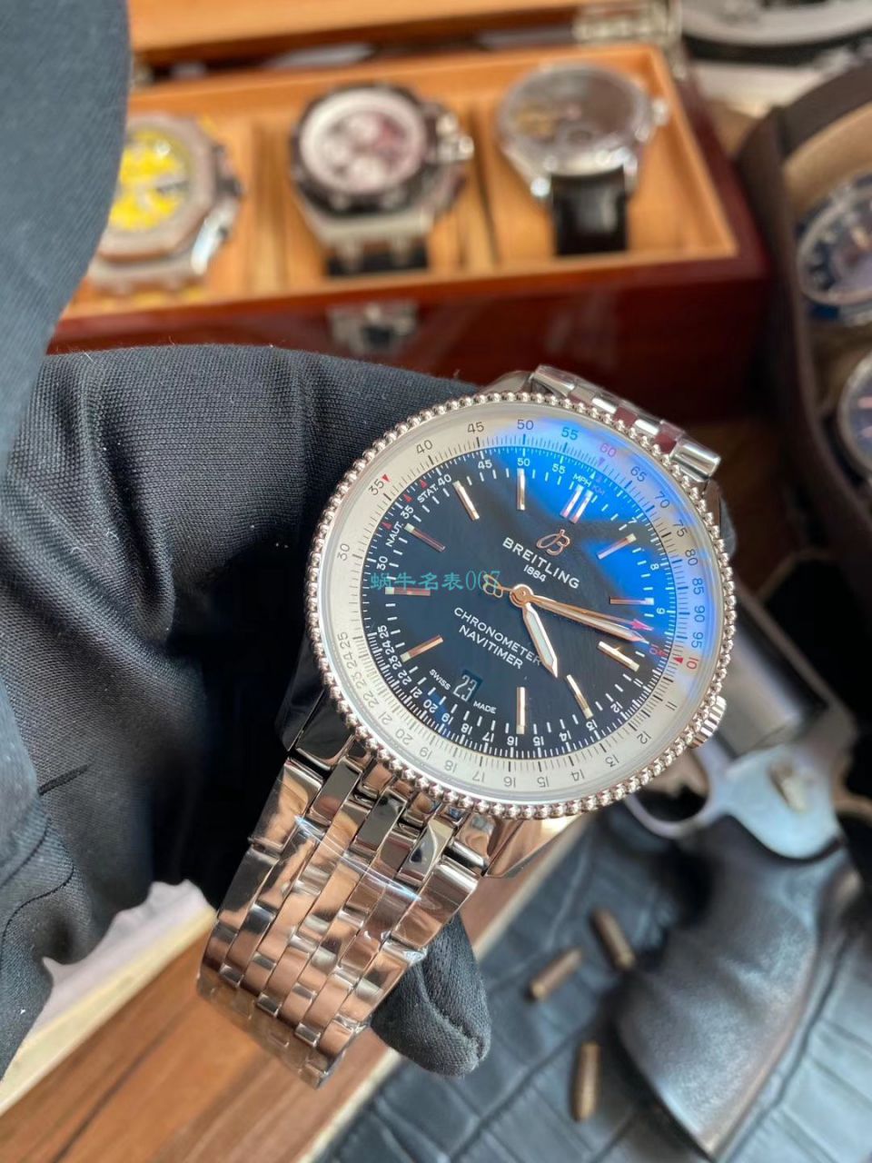 V7 Factory  top 复刻高仿手表 Breitling 航空计时1系列A17326211B1A1 wrist watch  / BL185