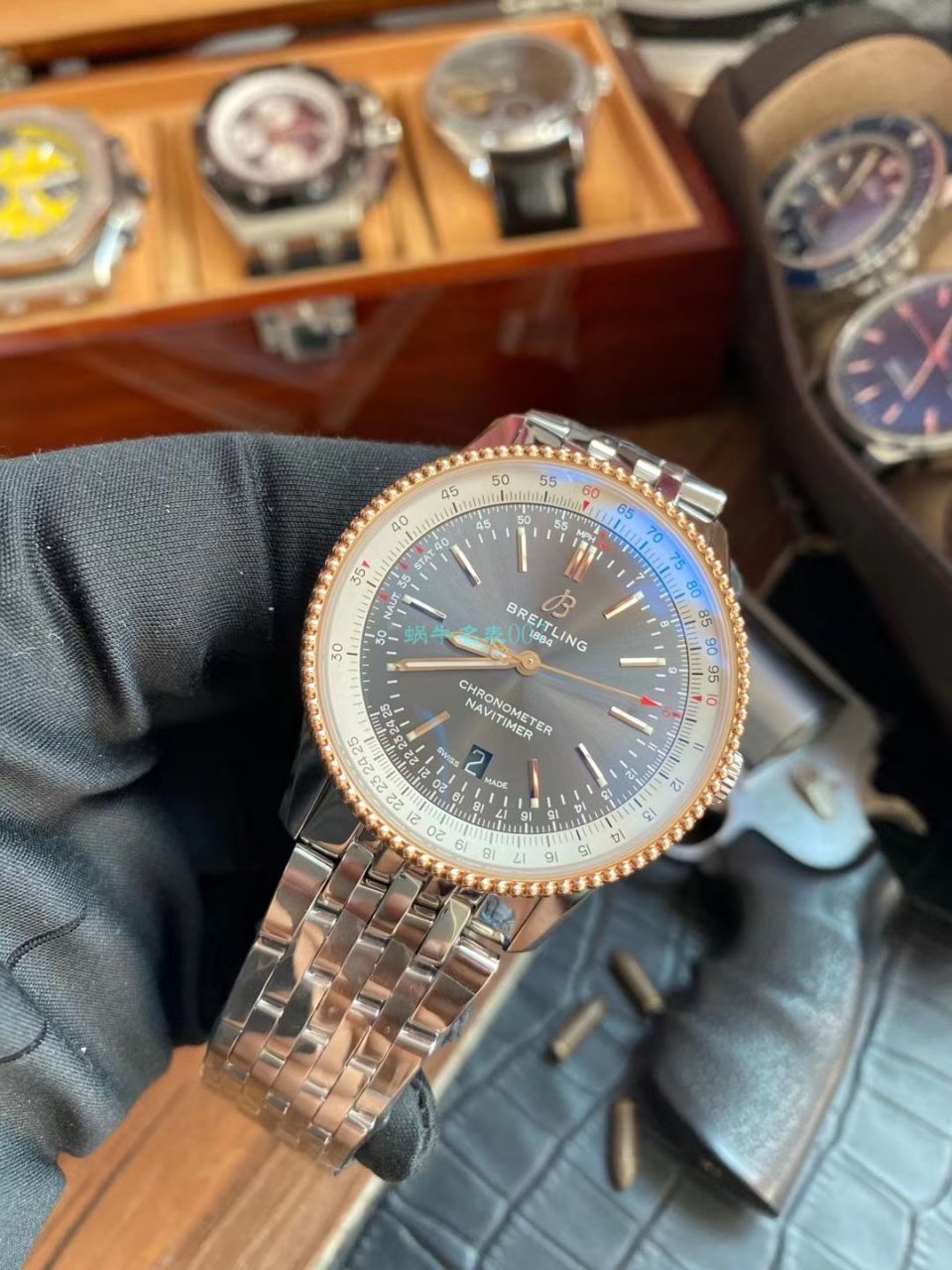 V7 Factory 一比一高精仿手表 Breitling 航空计时1系列U17326211M1A1 wrist watch  / BL186
