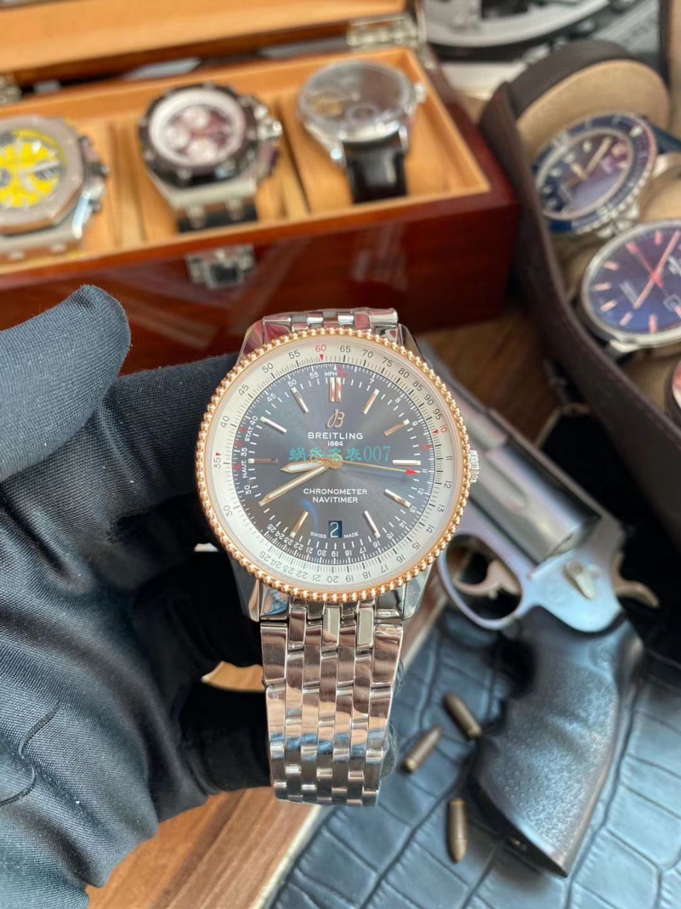 V7 Factory 一比一高精仿手表 Breitling 航空计时1系列U17326211M1A1 wrist watch  / BL186
