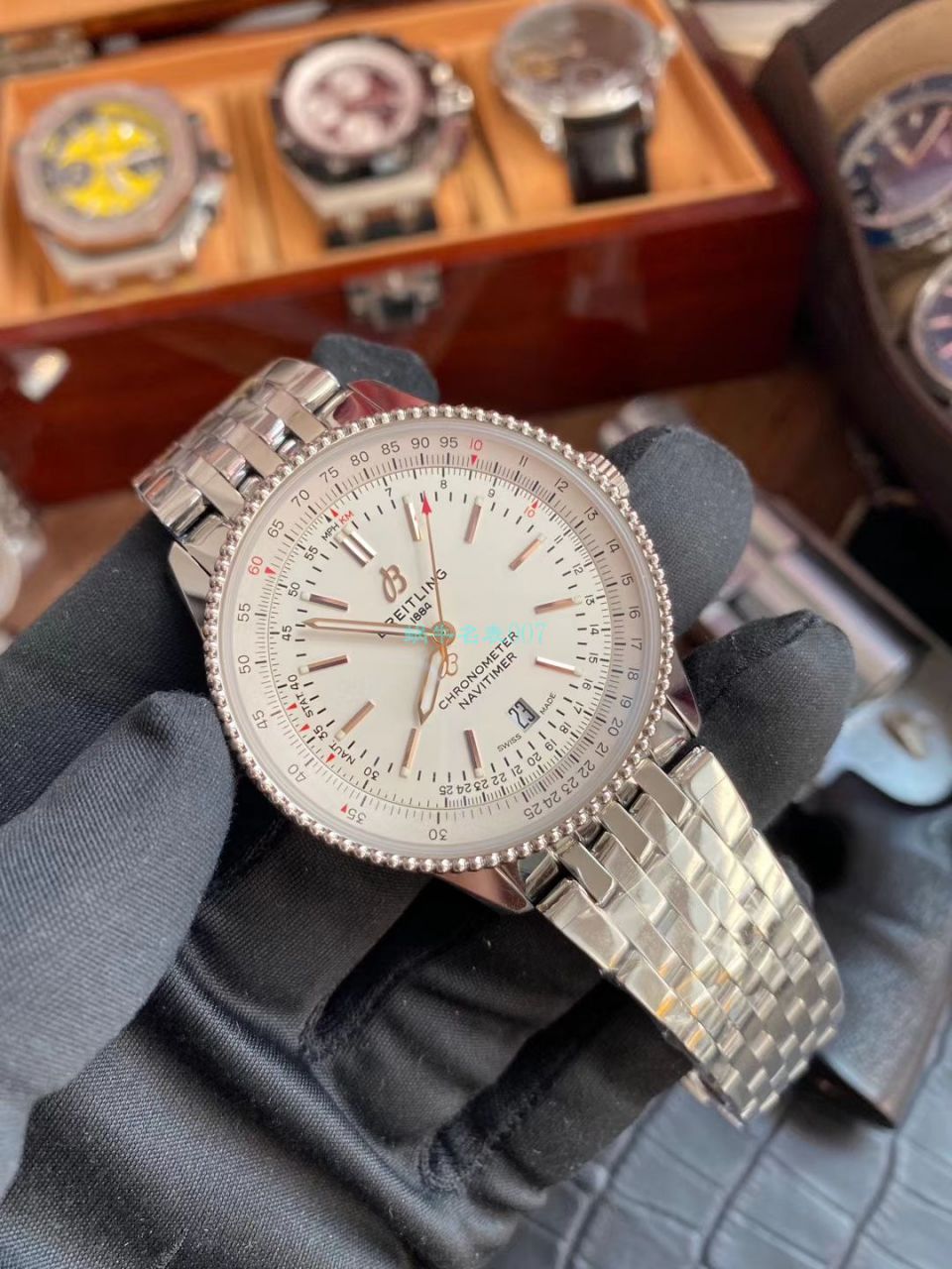 v7 Factory 手表怎么样 top 复刻高仿 Breitling 航空计时1系列A17326211G1A1 wrist watch  / BL187