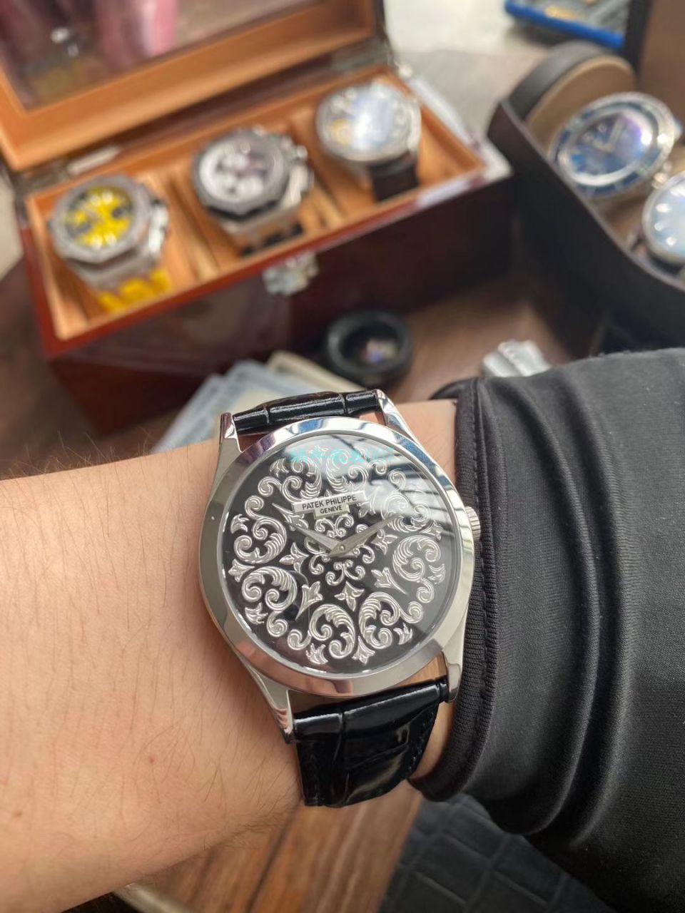 FL Factory  PATEK PHILIPPE 高仿手表古典表系列5088/100P藤蔓花纹 / BD311