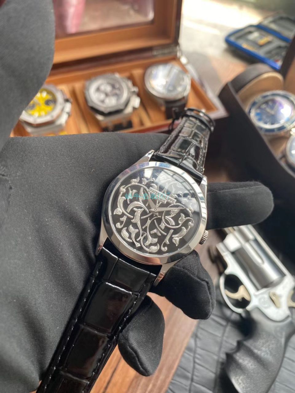 FL Factory  PATEK PHILIPPE 高仿手表古典表系列5088/100P藤蔓花纹 / BD311