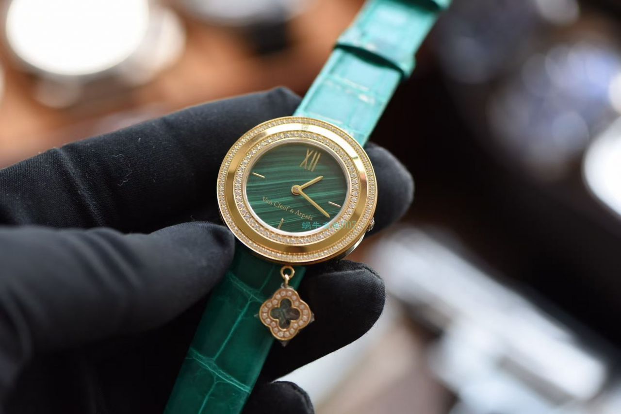 【 Video analysis 】BV Factory  top 复刻高仿女士手表梵克雅宝CHARMS四叶草VCARO8NR00 wrist watch  / VA011