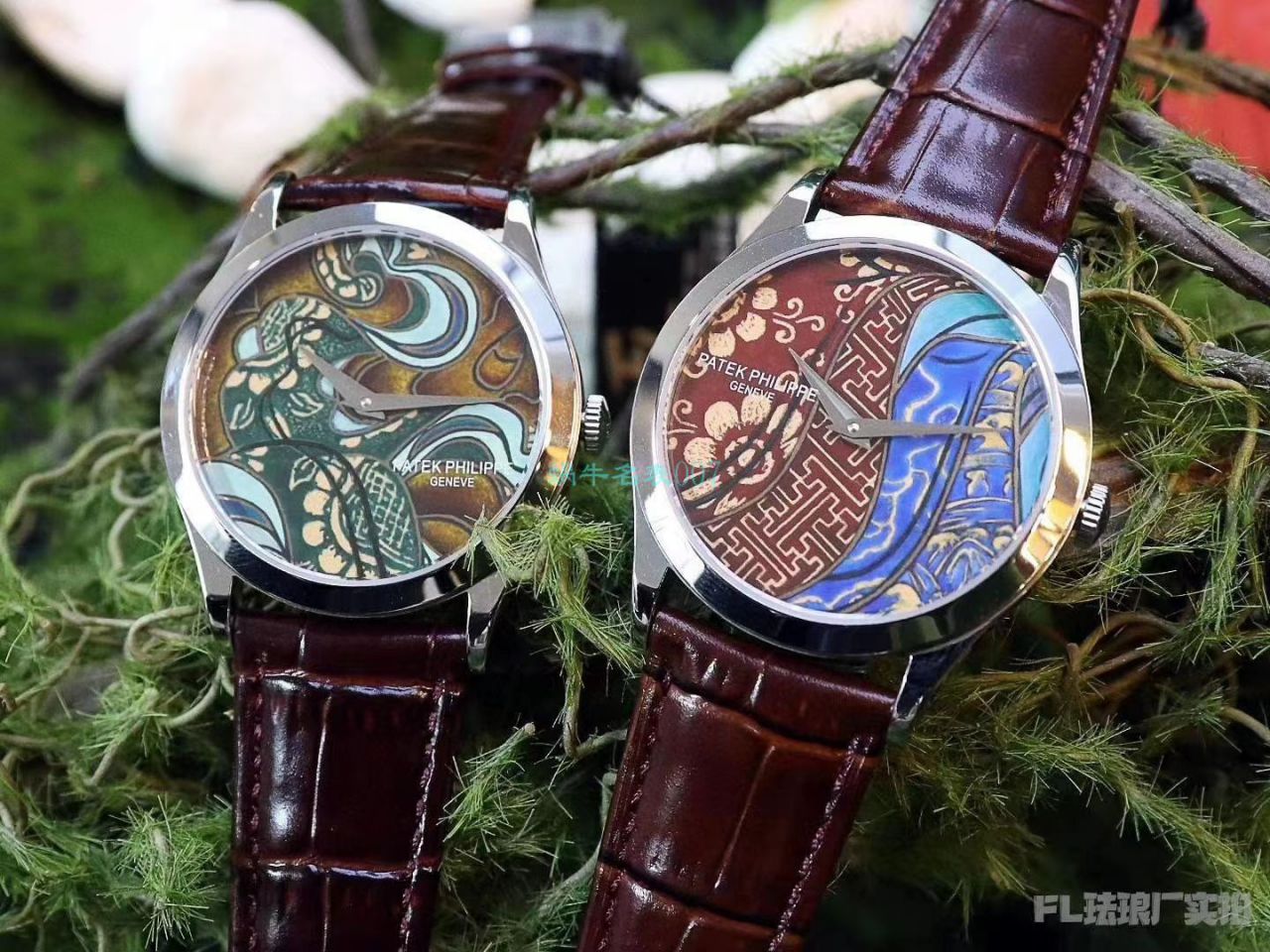 FL Factory  top 复刻高仿手表 PATEK PHILIPPE 珍稀工艺珐琅5077P-102《不丹六色织品》，5077P-103《不丹八色织品》 wrist watch  / BD316