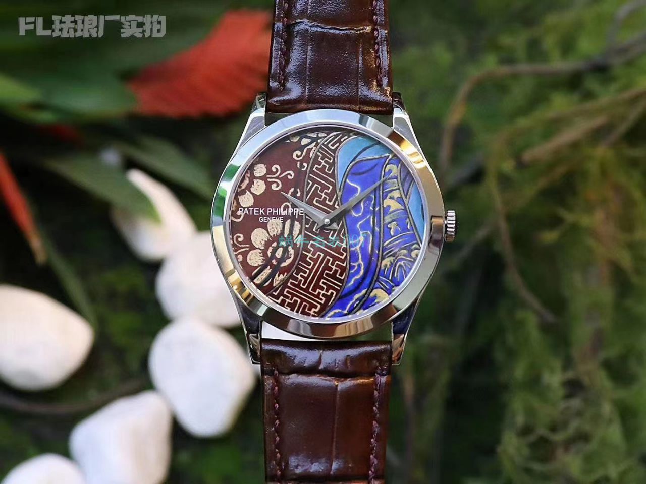 FL Factory  top 复刻高仿手表 PATEK PHILIPPE 珍稀工艺珐琅5077P-102《不丹六色织品》，5077P-103《不丹八色织品》 wrist watch  / BD316