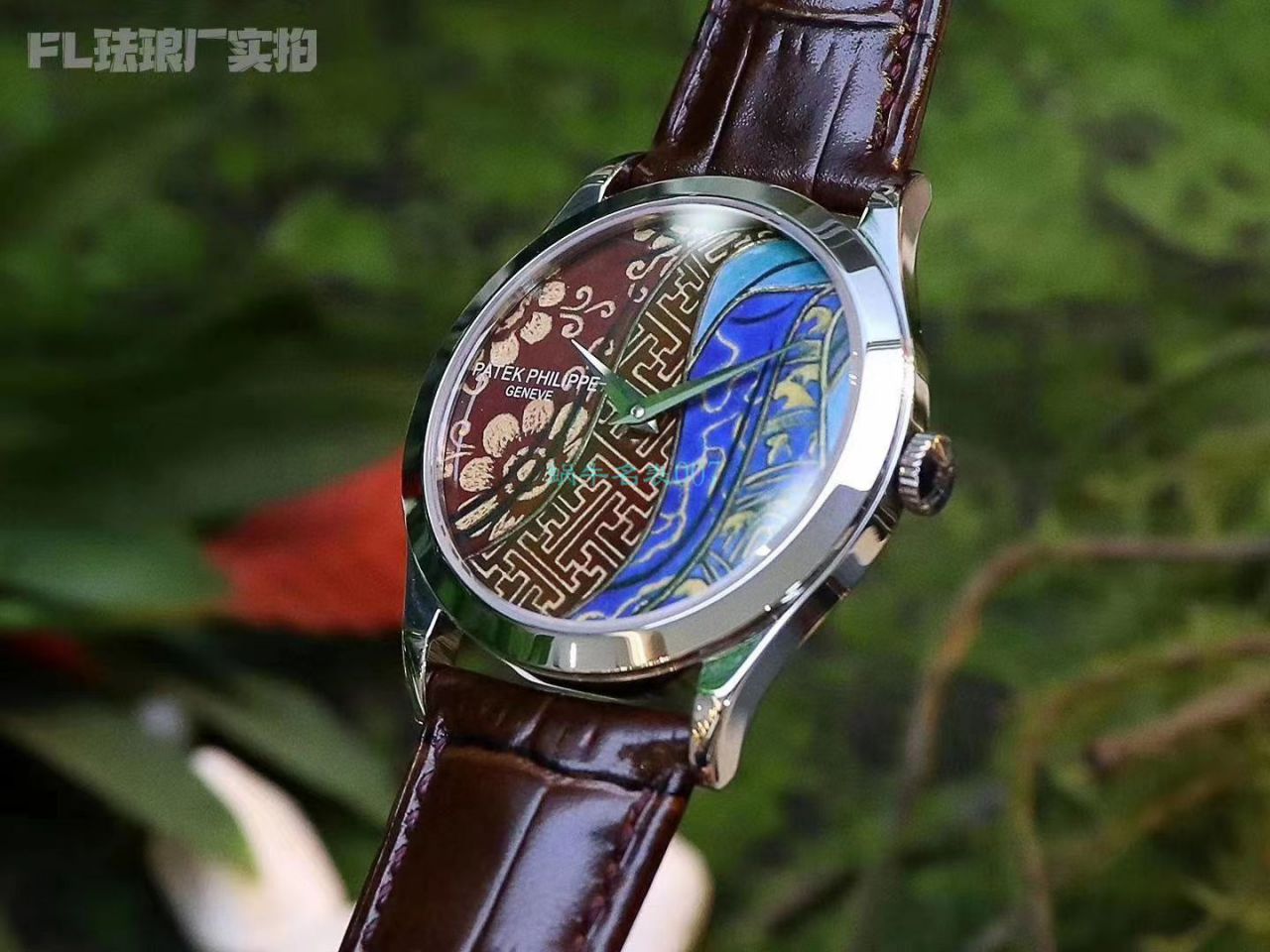 FL Factory  top 复刻高仿手表 PATEK PHILIPPE 珍稀工艺珐琅5077P-102《不丹六色织品》，5077P-103《不丹八色织品》 wrist watch  / BD316