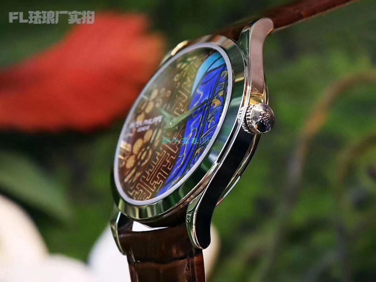 FL Factory  top 复刻高仿手表 PATEK PHILIPPE 珍稀工艺珐琅5077P-102《不丹六色织品》，5077P-103《不丹八色织品》 wrist watch  / BD316