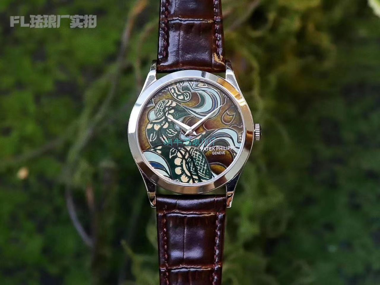 FL Factory  top 复刻高仿手表 PATEK PHILIPPE 珍稀工艺珐琅5077P-102《不丹六色织品》，5077P-103《不丹八色织品》 wrist watch  / BD316