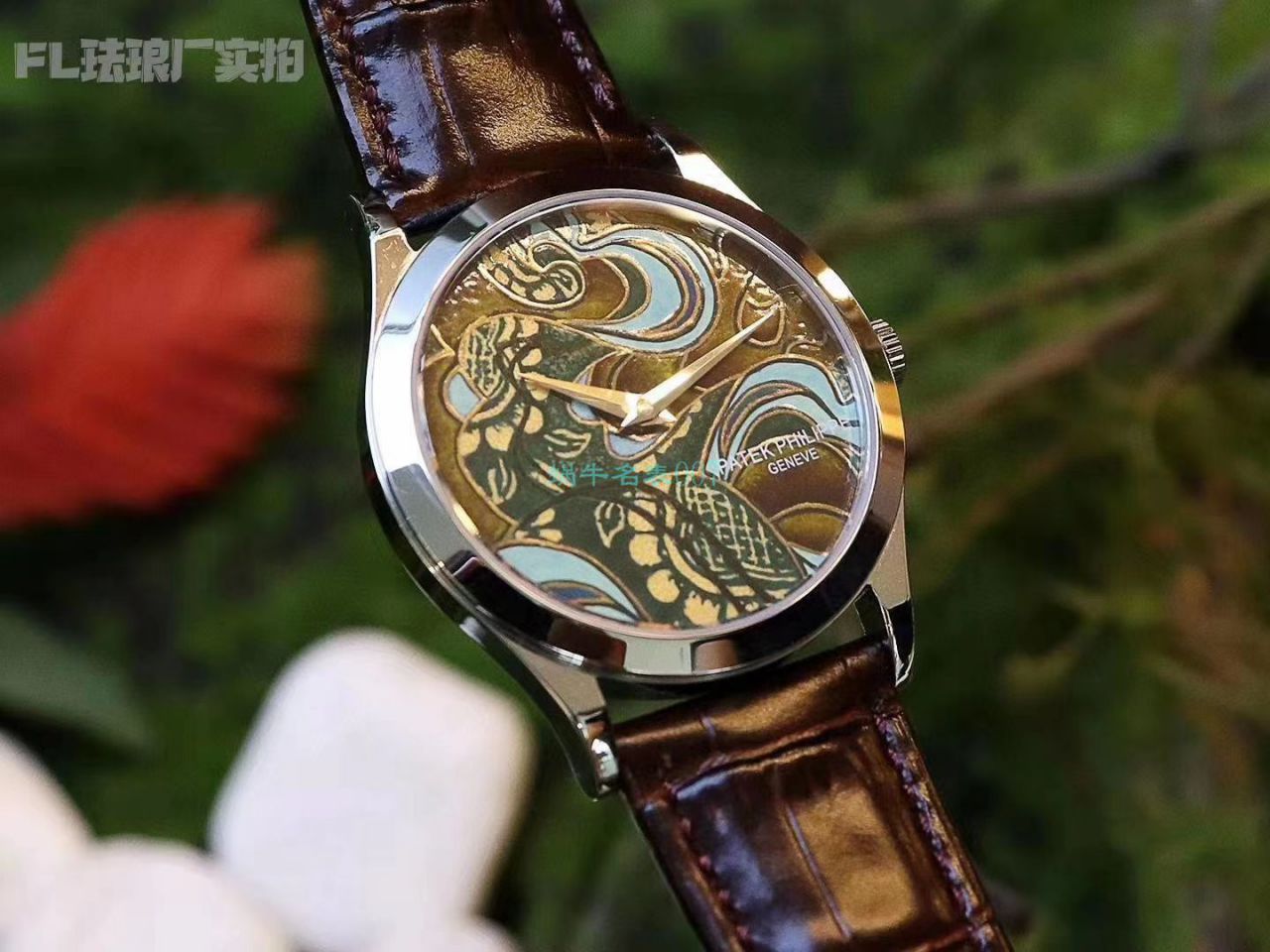 FL Factory  top 复刻高仿手表 PATEK PHILIPPE 珍稀工艺珐琅5077P-102《不丹六色织品》，5077P-103《不丹八色织品》 wrist watch  / BD316