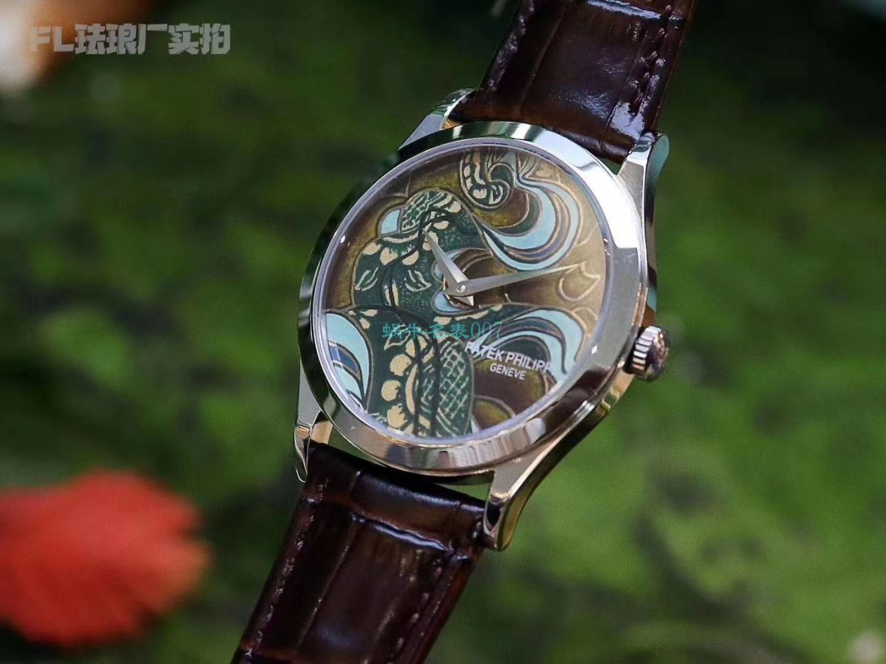 FL Factory  top 复刻高仿手表 PATEK PHILIPPE 珍稀工艺珐琅5077P-102《不丹六色织品》，5077P-103《不丹八色织品》 wrist watch  / BD316