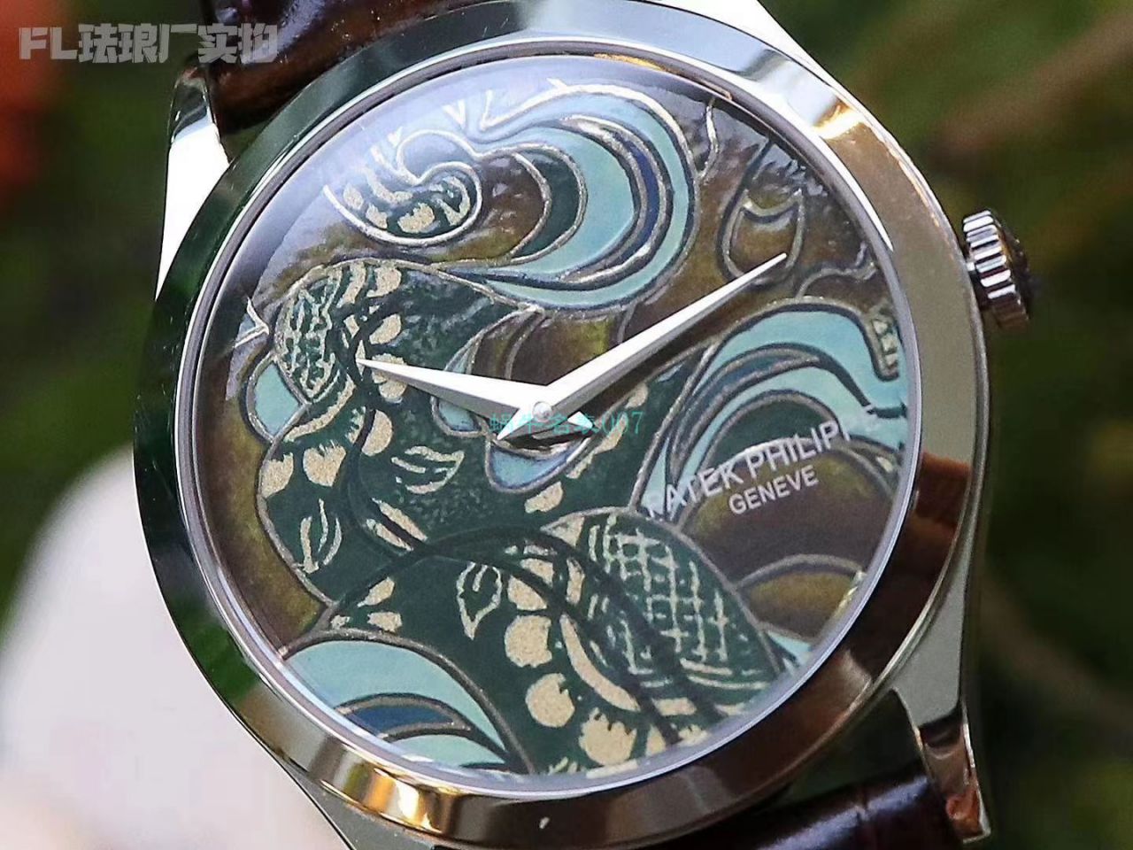 FL Factory  top 复刻高仿手表 PATEK PHILIPPE 珍稀工艺珐琅5077P-102《不丹六色织品》，5077P-103《不丹八色织品》 wrist watch  / BD316