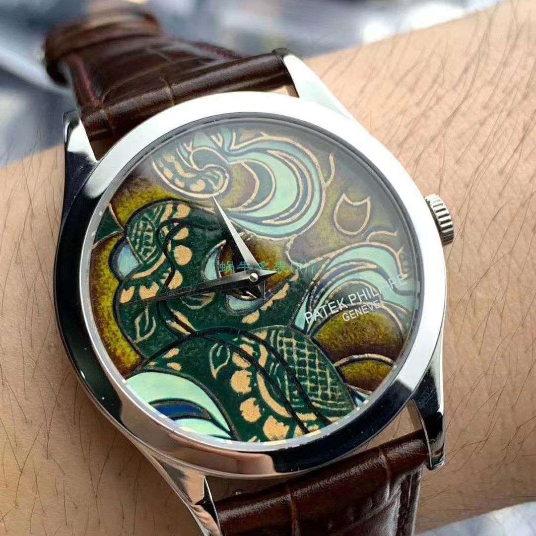 FL Factory  top 复刻高仿手表 PATEK PHILIPPE 珍稀工艺珐琅5077P-102《不丹六色织品》，5077P-103《不丹八色织品》 wrist watch  / BD316