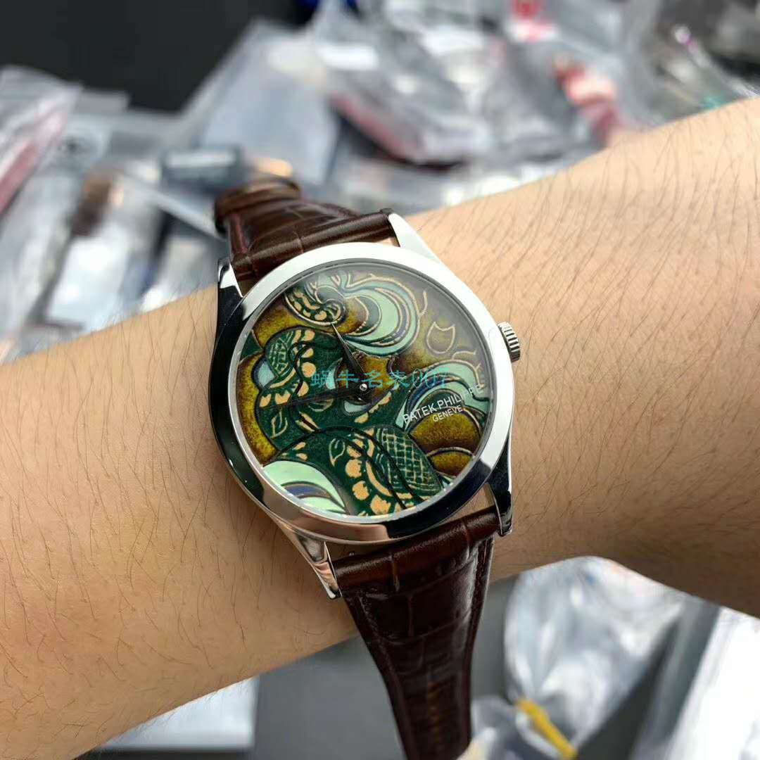 FL Factory  top 复刻高仿手表 PATEK PHILIPPE 珍稀工艺珐琅5077P-102《不丹六色织品》，5077P-103《不丹八色织品》 wrist watch  / BD316