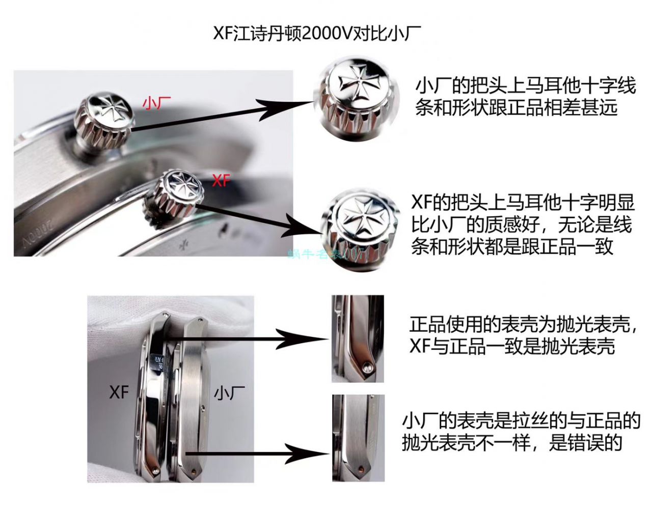 XF Factory 高仿手表Vacheron Constantin   Overseas 系列2000V/120G-B122 wrist watch  / XF2000VC