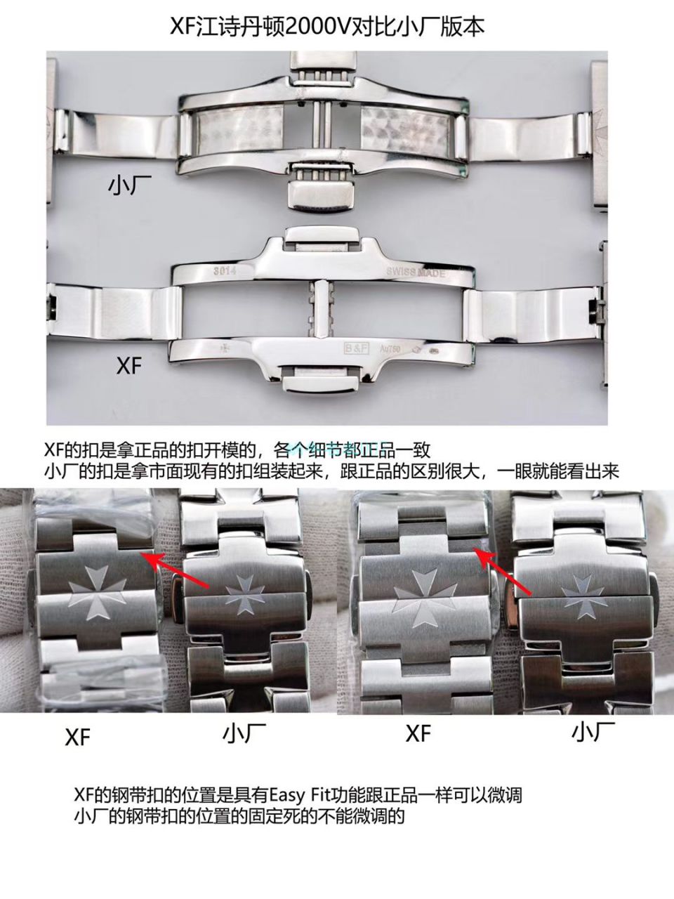 XF Factory 高仿手表Vacheron Constantin   Overseas 系列2000V/120G-B122 wrist watch  / XF2000VC